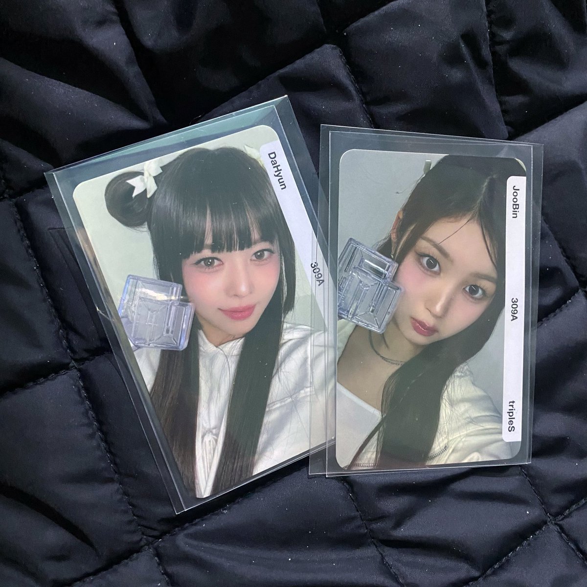 aespalegoo's tweet photo. wts 🫧☁️

Dahyun D309A unscanned 
Joobin D309A scanned (only physical) 

Paypal / Korean Bank

[#tripleS #tripleSobjekt #tripleSphotocard #tripleStrade
#tripleSwtt #wtttripleS]

트리플에스 양도 트리플에스 오브젝트 다현 주빈 https://t.co/Ac2bz5jC8o