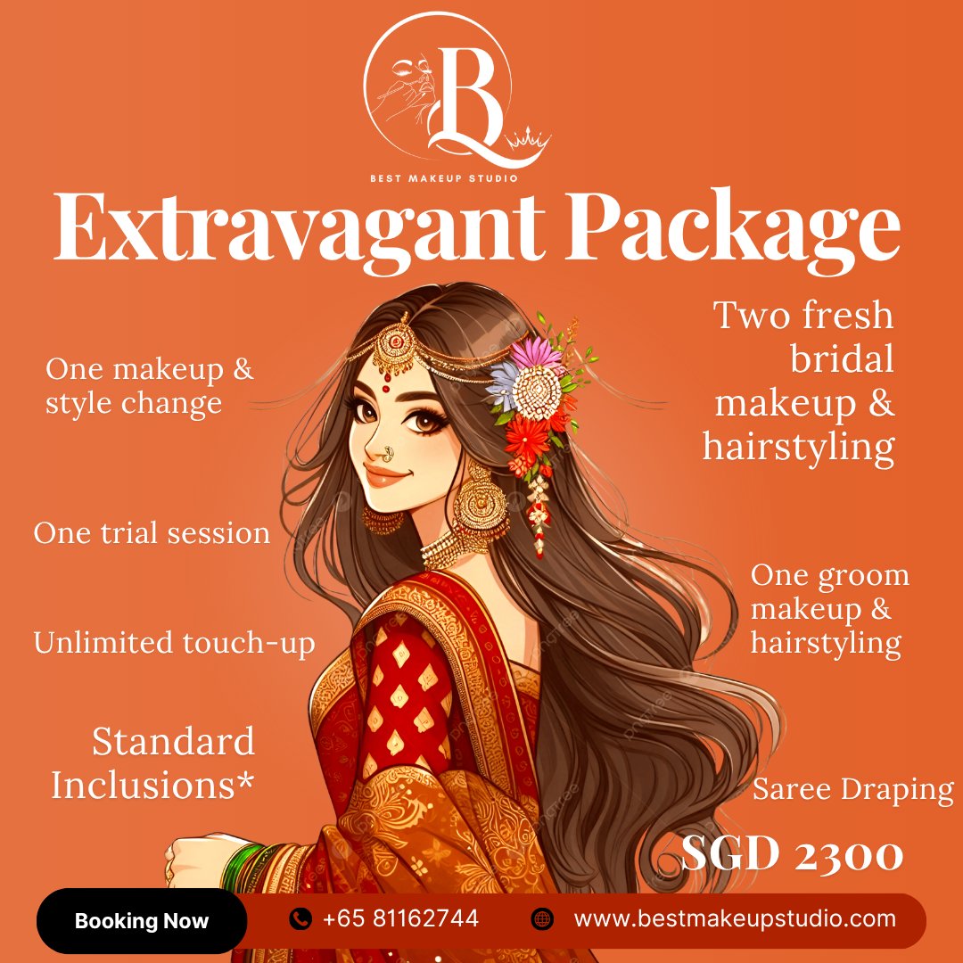 bestmakeup808's tweet image. Extravagant Package !!
#bestmakeupstudiosingapore #MakeupOffer #FreeHairdo #BeautyDeals #WebsiteExclusive #MakeupLovers #singaporebeauty  #BeautyPromo #singaporemua #bridalmakeup #hairdo #birthdaymakeup #mua #muasingapore #sgmakeup #sgmakeupartist #pricelist #extravagant