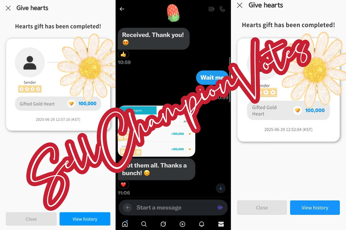 Elizabeth98560's tweet image. SOLD #FANCAST
200,000๐
#KGMA2025
Thank you anonymous. Thank you for trusting and choosing us despite having many choices.
#sellchampionvote_proof
๐คDM to reserve