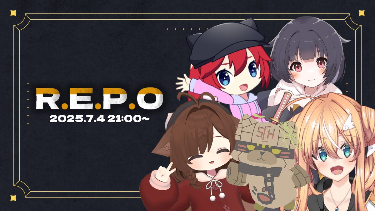 🌳 告知 🐣

／
　R.E.P.O
＼

みんなでれぽするぞ～～！！！
アプデもあったみたいで楽しみ！🫶🏻
ぜひいろんな視点を見てみてねー！