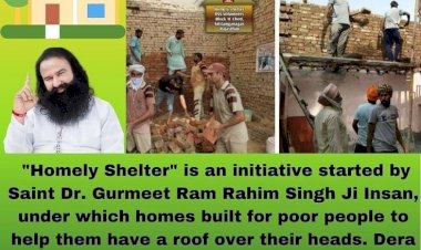 Swarsh12's tweet photo. #Aashiyana is an initiative taken by 
Saint MSG under which free homes are built for homeless people. This initiative  guide and appreciate millions on the path of humanity. https://t.co/KgFosahlI6