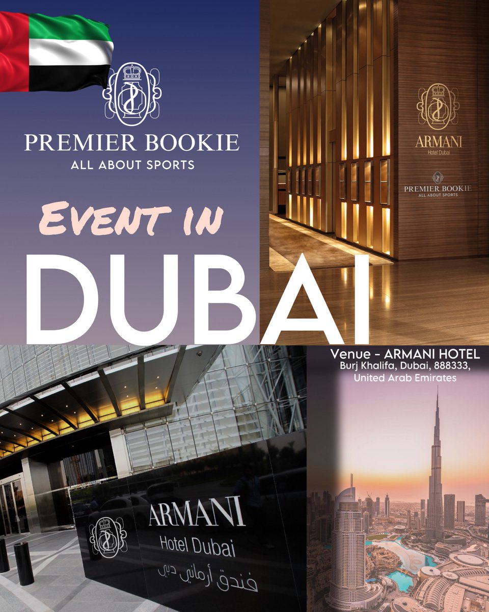 BookiePremier's tweet photo. Event in Dubai 
#premierbookie #Sports #event #dubai #UAE https://t.co/3CaQSiN38m