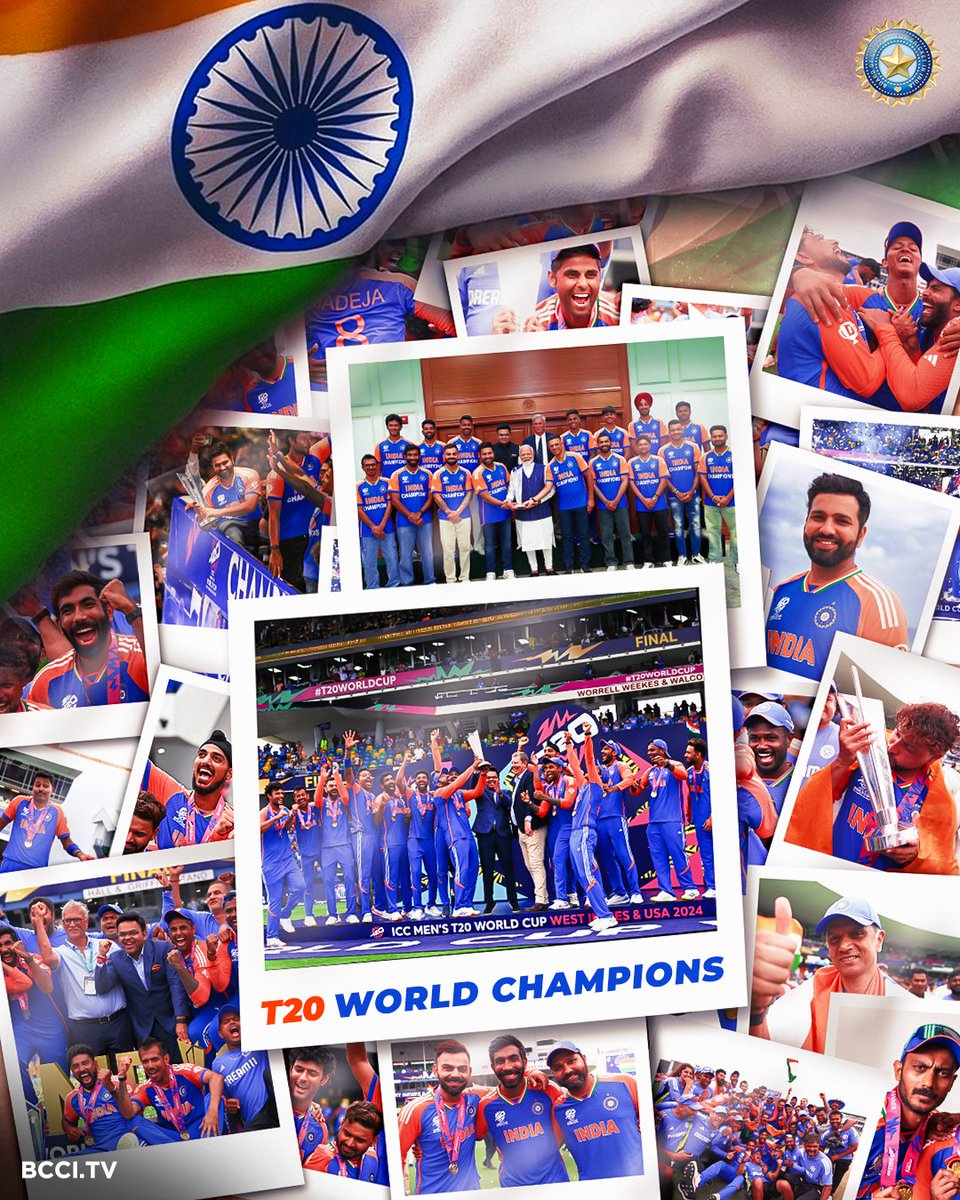 This Day. Last Year. Infinite Memories ♾️

𝗧𝟮𝟬 𝗪𝗼𝗿𝗹𝗱 𝗖𝗵𝗮𝗺𝗽𝗶𝗼𝗻𝘀 🏆

#TeamIndia