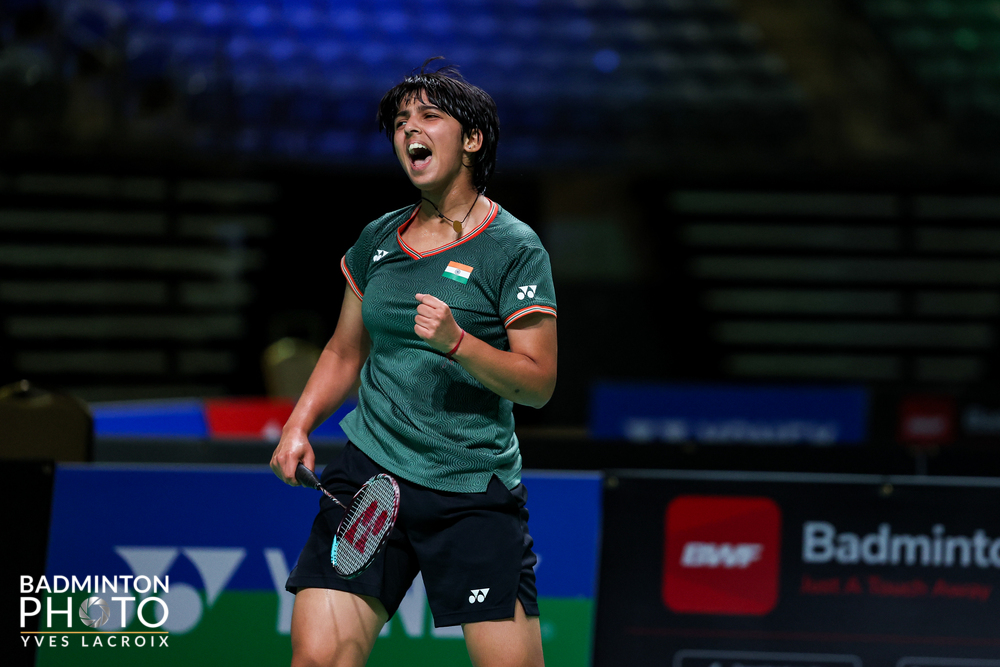 BAI_Media's tweet photo. The Next Gen is on the RISE! 🇮🇳📈

Two semi-final wins, one unforgettable night for Indian badminton: Tanvi Sharma, 16, and Ayush Shetty, 20, are making history at the US Open 2025. 🔥

Swipe through for their winning moments📸➡️

#Badminton #IndianSports #ShuttleSmash #TeenTitan #RisingGiant #IndiaOnTheRise
