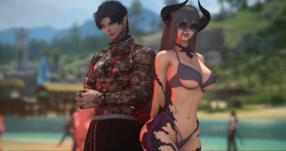 Glare harder, brother. <a href="/Lord_Coelix/">𝕮𝖔𝖊𝖑</a> 
#ffxivsummerbash #GPOSERS #GPOSER #FFXIVScreenshots #EorzeaPhotos #XIVBimbos