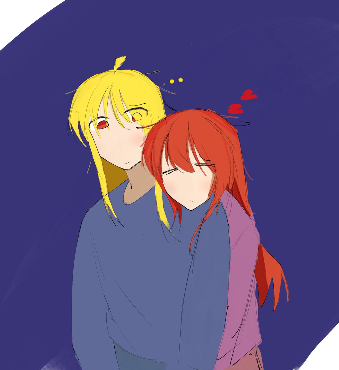 Kitadoodles's tweet image. day 52  z z z