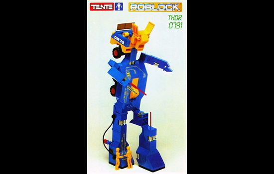 0791 THOR

Serie: Roblock
País: MEX - EXINMEX
1985 - 

Info: refstente.com/id/1537

#TENTE #RefsTENTE #EXINMEX #Serie_Roblock #MEX #Año_1985 #Robot #Espacial #Terrestre #Fantástico #Vehículo #Color_Azul #Ref_0791