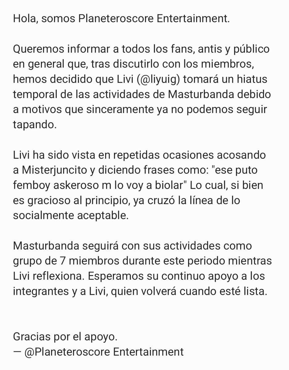 masturbanda descuido tweet media