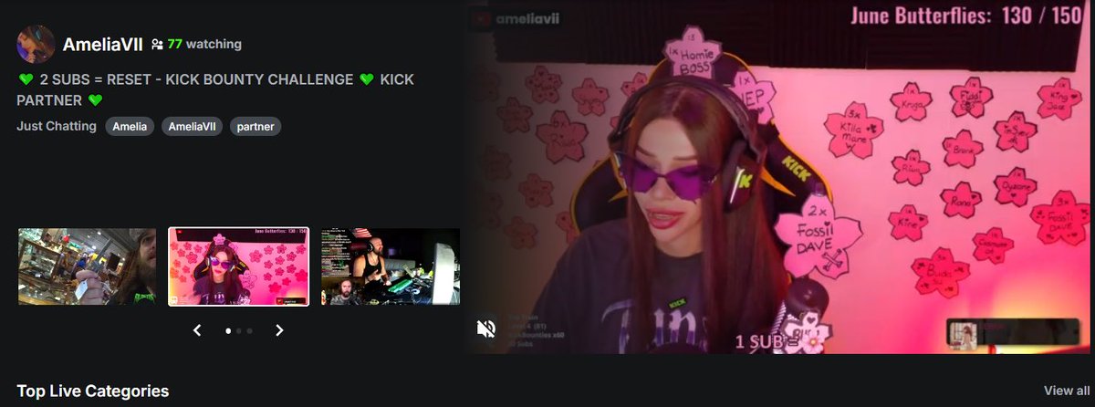 Thank you <a href="/KickCommunity/">Kick Community</a> for the front page blessing! 🥰💚