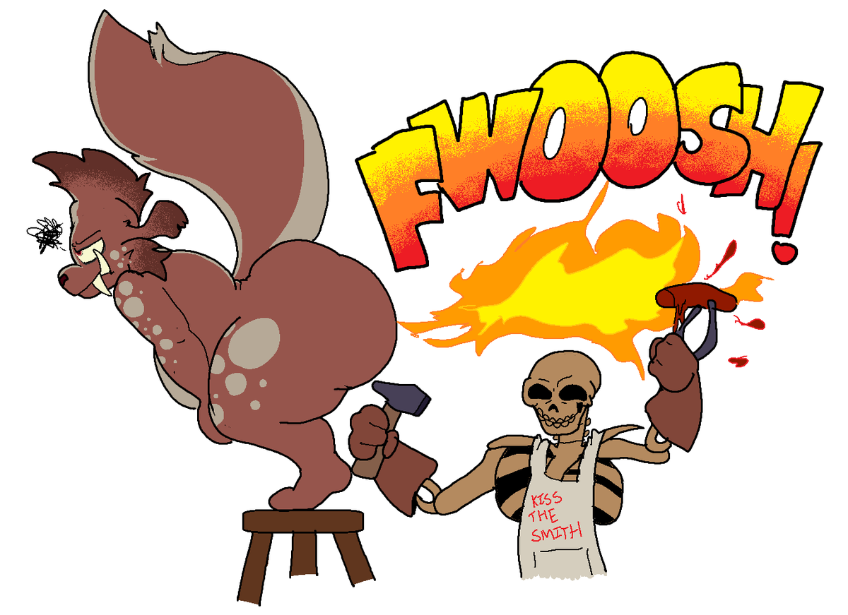 God forbid a guy eating two dozen wasteland peppers and having some midly spicy toots, smh
'nother two color edits of Mr. Exist last(ish) doodle stream =)