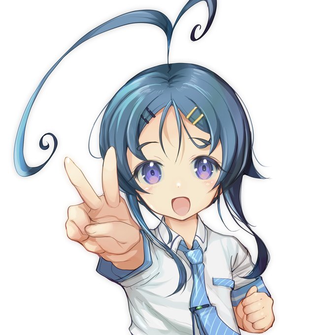 新液タブの試し用に描いたうちの子のしずくくんです。 