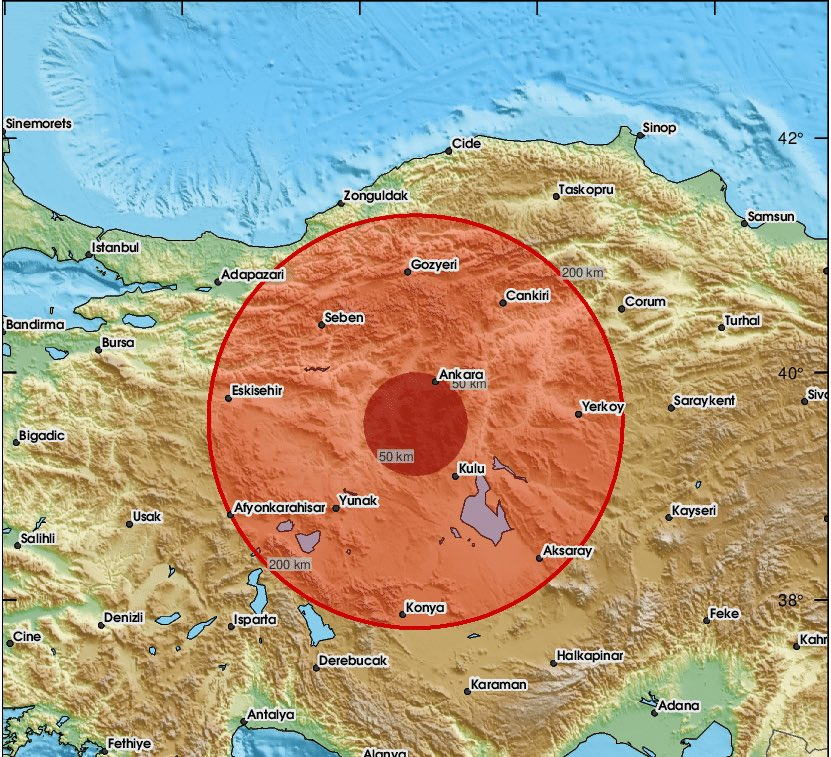 #Ankara Çubuk 'da 3.7 büyüklüğünde bir deprem meydana geldi. Herkese geçmiş olsun