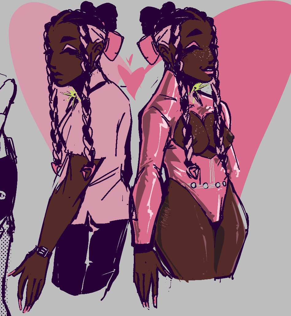 daimaobutterfly's tweet photo. working on character designs for the comic im pitching next year https://t.co/sKbf1oQL0v