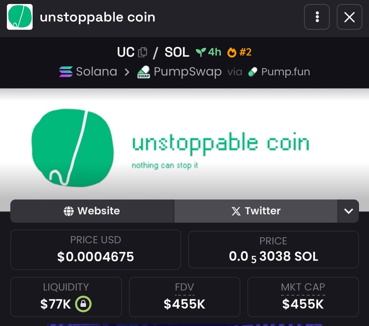2025Psychic's tweet photo. Chart said stop.
$UNSTOPPABLE said “LMAO nah” 😂
Still going. Still cooking. Forever unbothered.
#UnstoppableCoin https://t.co/iZUE6XioRs