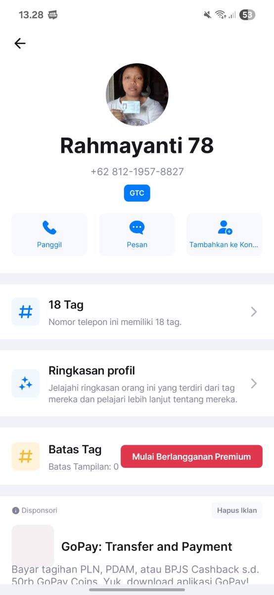 oaiuee's tweet photo. gais!! bole bantuin aku spam whatsapp orang ini ga?? nomor ini tu nomor papa ku yang udah ninggalin aku 12 tahun, foto yang ada di getcontact itu foto gundiknya selama ini https://t.co/P5GiERFyYe