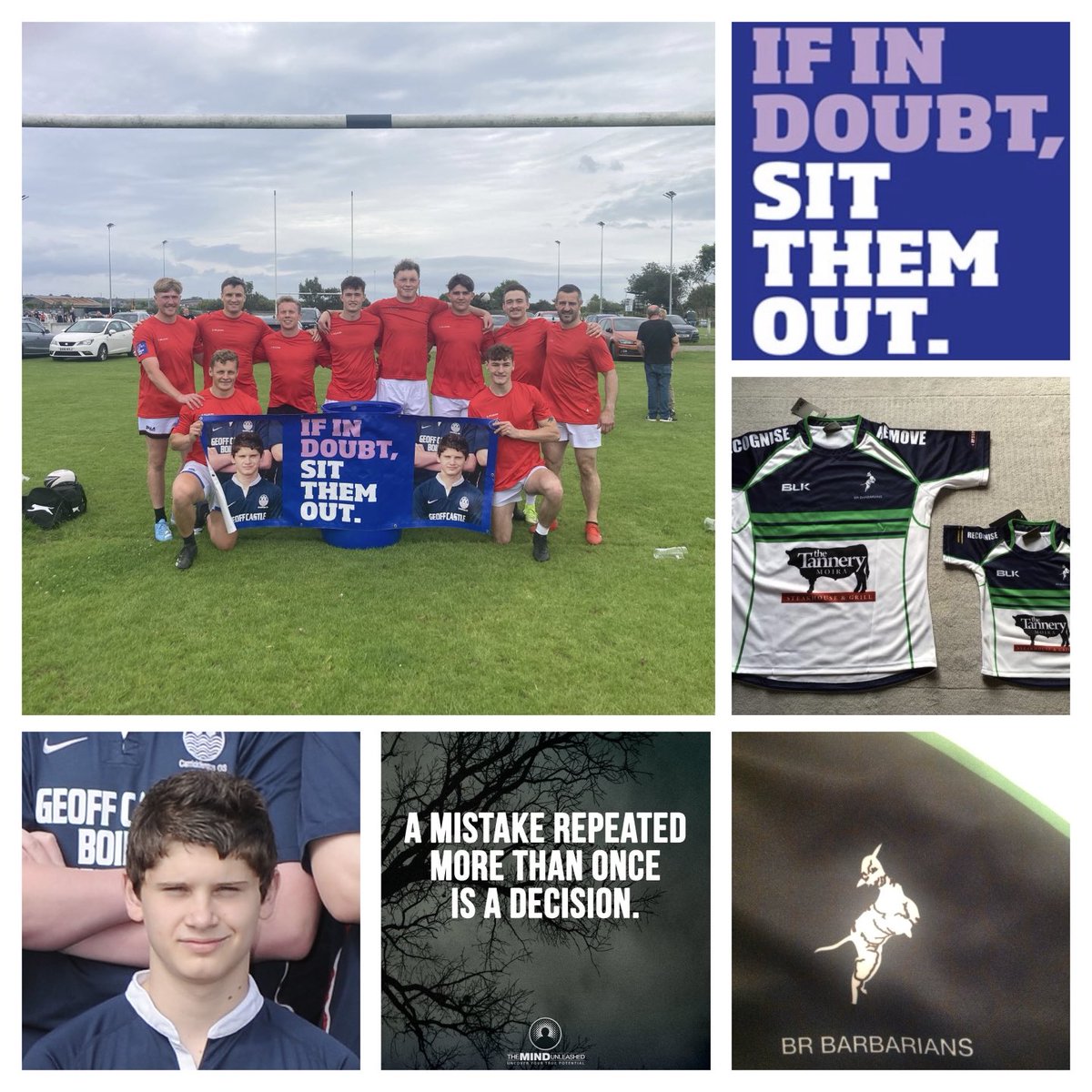 #BensLegacy 

#IfInDoubtSitThemOut 

⁦<a href="/ArdsRugbyClub/">Ards Rugby Club</a>⁩ 
⁦<a href="/BrBarbarians/">BR Barbarians</a>⁩