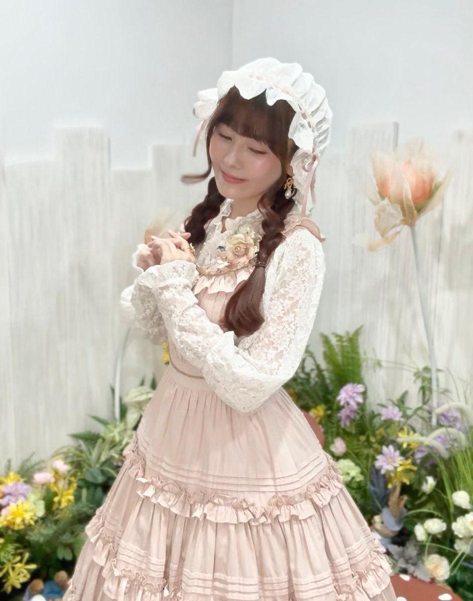 フリルキャップブラック🖤