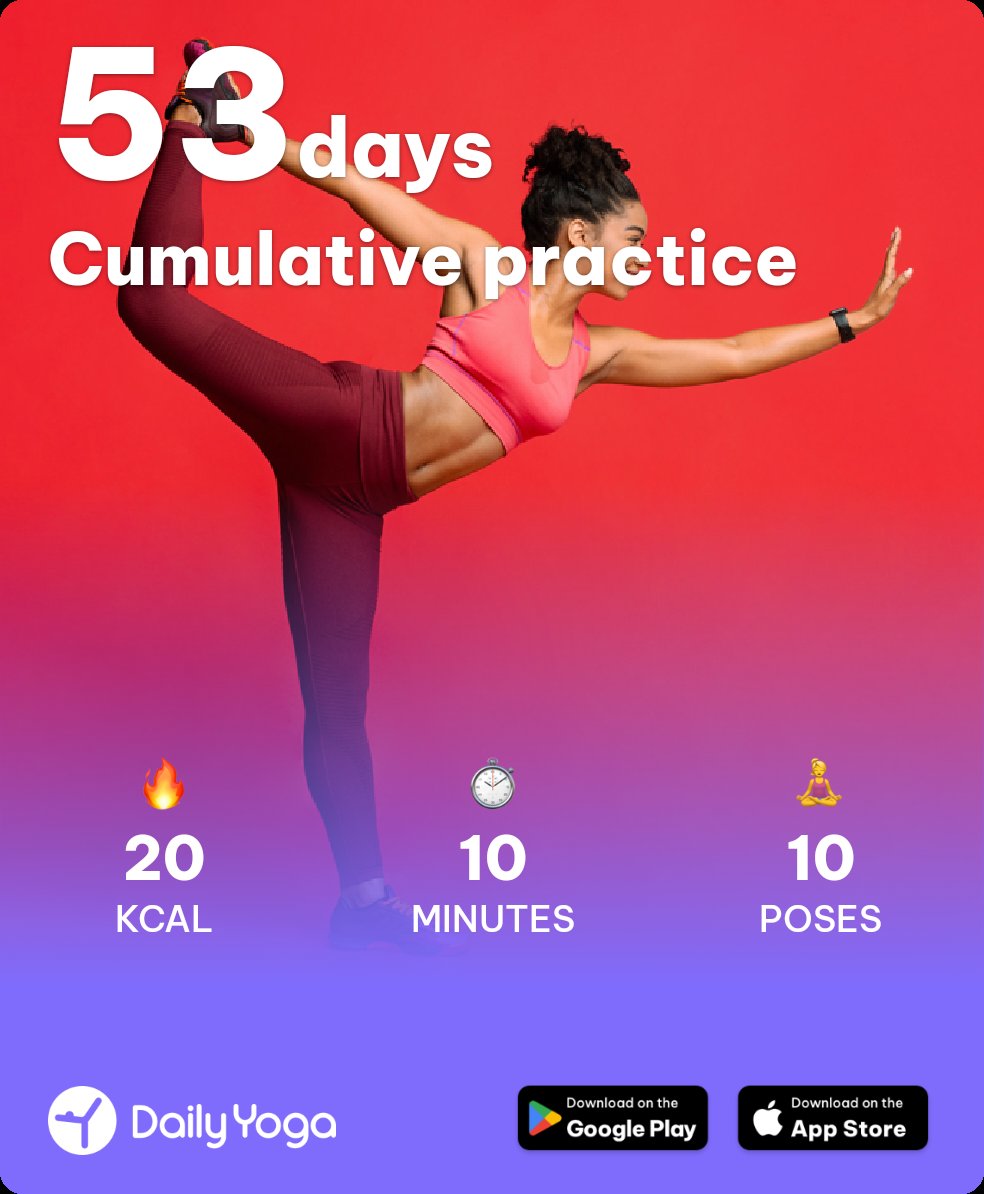 dysmile's tweet photo. 3RD time finishing Easy Yoga for Flexibility, feels just right.https://t.co/YgH5McTVCR https://t.co/OsAHfrLftg