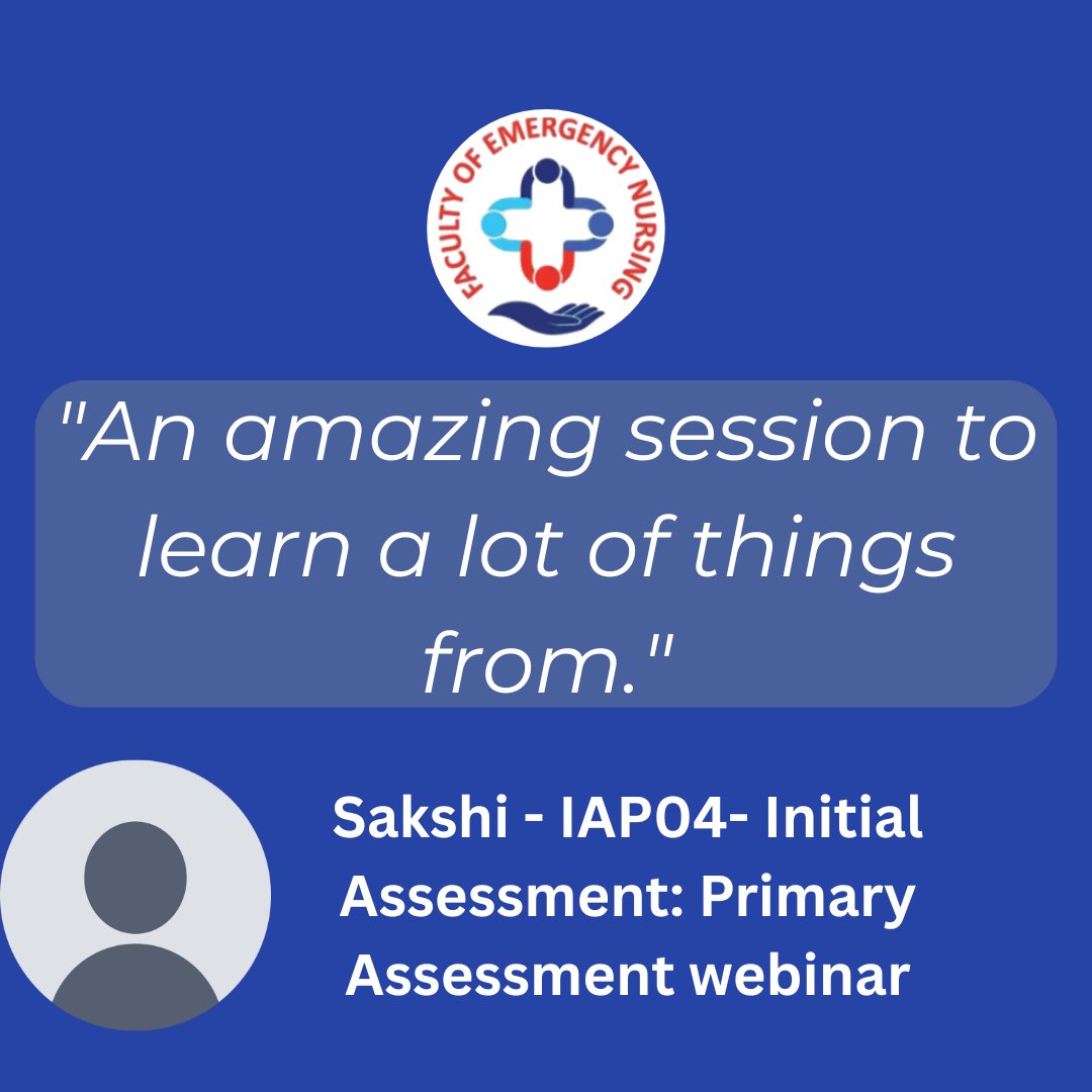 We have worked with NHS England to develop a webinar and assessment package to give emergency nurses everything they need for the implementation of the new initial assessment project. Visit fen.uk.com to find out more 🏥