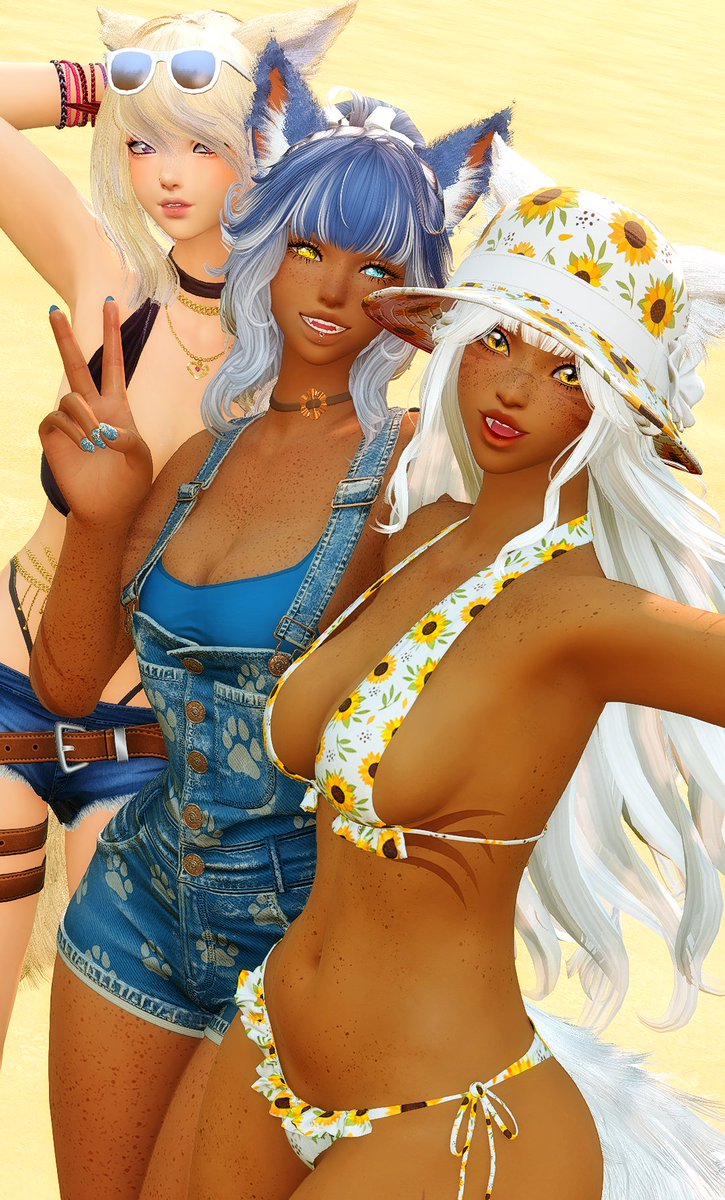 #ffxivsummerbash with <a href="/veasnaru/">⊹ 𝕟𝕖𝕟𝕖 ⊹🦋</a> &amp; @Koh_XIV💛✨
