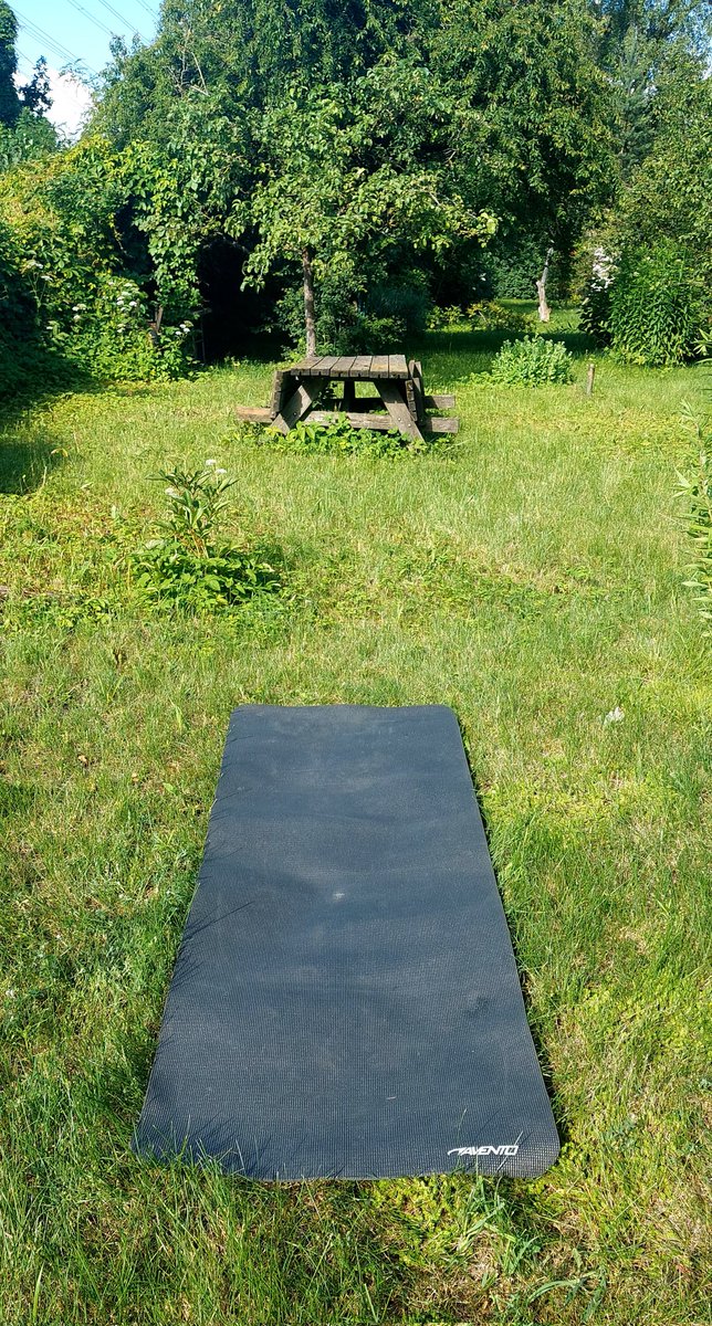 Ir jāpierod no rītiem iet vingrot ārā. Tagad taču ir kur.