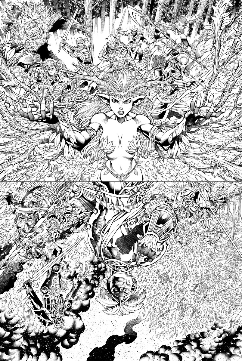TG_inks's tweet image. MONSTER MANUAL ink cover.
Pencil: @AllanGoldman3
Digital Ink: Me 😊