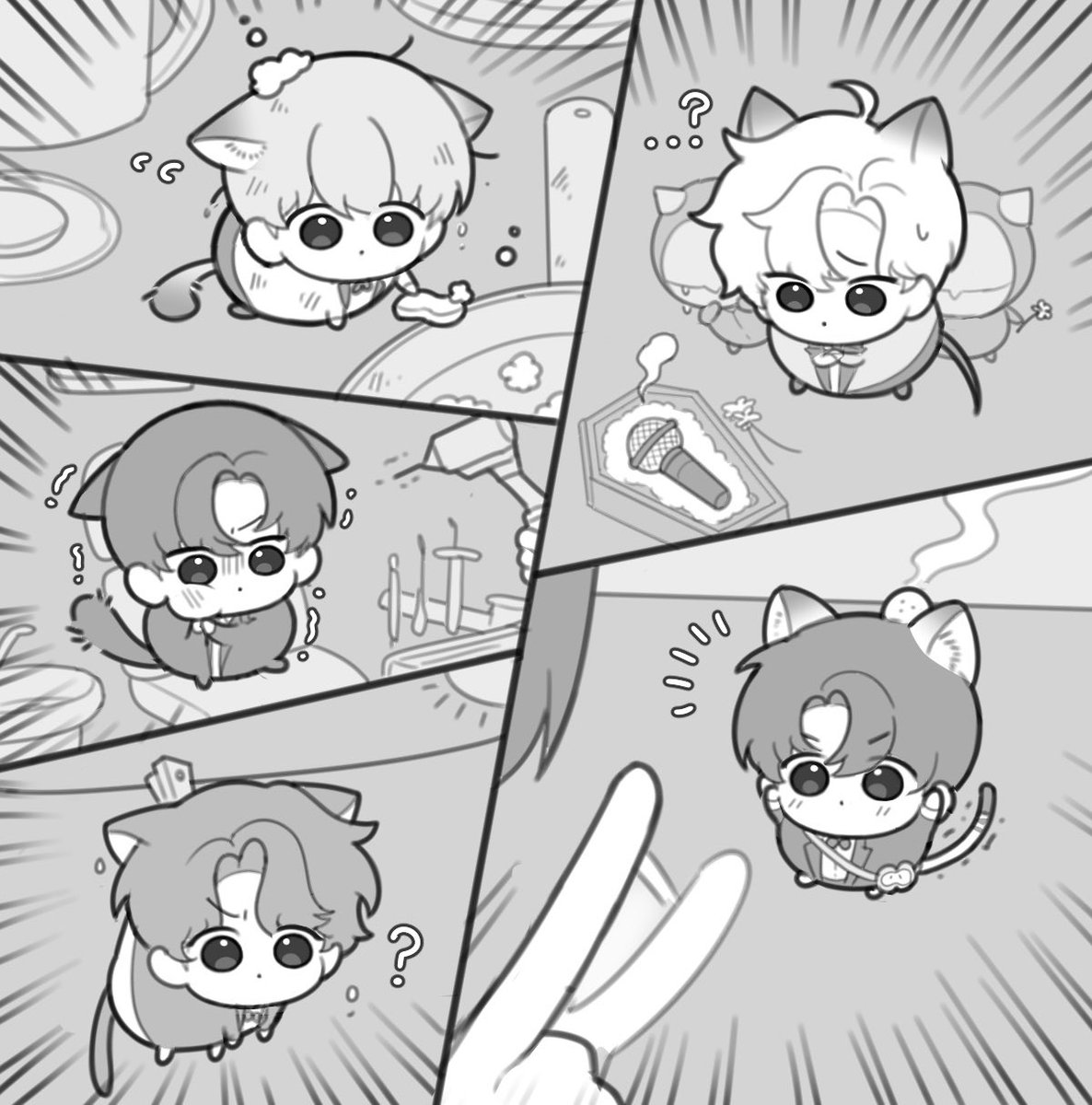 kongkong_0u0's tweet photo. 말썽쟁이 고양이들 https://t.co/gfUgfEK2WS