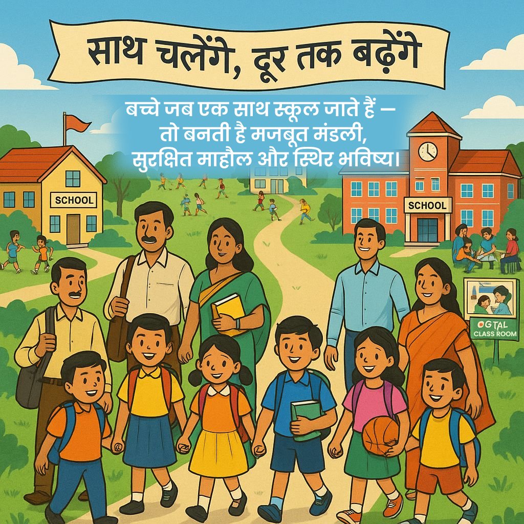 स्कूलों की पेयरिंग के बाद ग्रामीण क्षेत्रों में माता-पिता अब अपने बच्चों को बड़े स्कूल भेजने में गर्व महसूस कर रहे हैं। जब सुविधाएं नज़दीक मिलें और निर्णय में उनकी भागीदारी हो, तो शिक्षा पर भरोसा बनता है। यही भरोसा #साथ_पढ़ेंगे_साथ_बढ़ेंगे का आधार है।#साथ_पढ़ेंगे_साथ_बढ़ेंगे