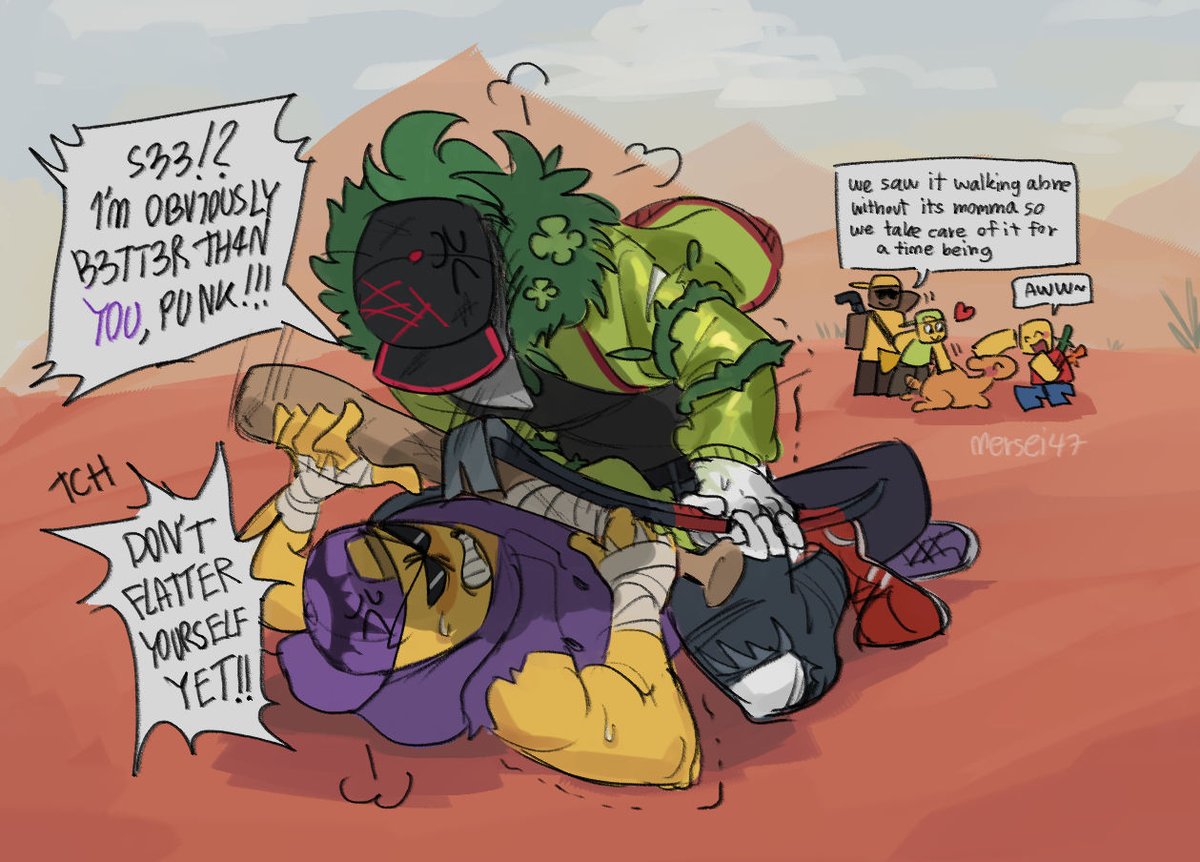 after player win the battle, these 2 are still not done with each others for some reason