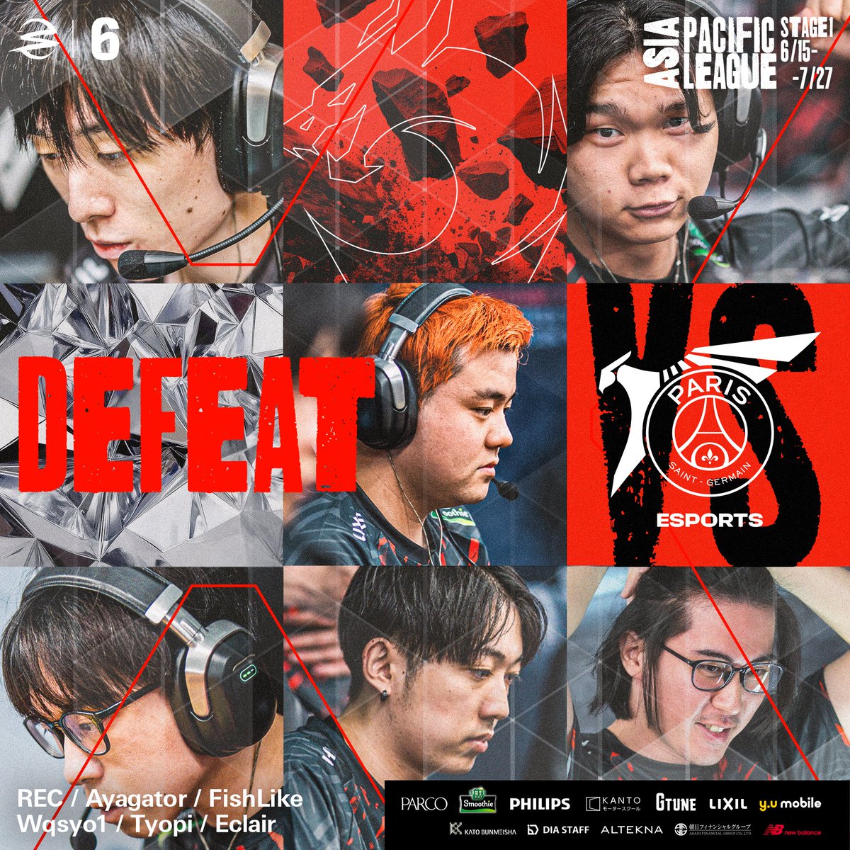 🇯🇵 SCARZ #SZWIN❤️🔥 (@scarz5) on Twitter photo ❤️🔥SCARZ Rainbow Six Siege
『ASIA PACIFIC LEAGUE』 Day5
vs <a href="/psgtalonr6/">PSG TALON R6</a>
5-7 DEFEAT
この2日間は悔しい結果に終わりました。
ラウンドごとの課題を見直して、来週は絶対に勝ちます🔥
#SZWIN #R6SX ❤️🔥SCARZ Rainbow Six Siege
『ASIA PACIFIC LEAGUE』 Day5
vs <a href="/psgtalonr6/">PSG TALON R6</a>
5-7 DEFEAT
この2日間は悔しい結果に終わりました。
ラウンドごとの課題を見直して、来週は絶対に勝ちます🔥
#SZWIN #R6SX
