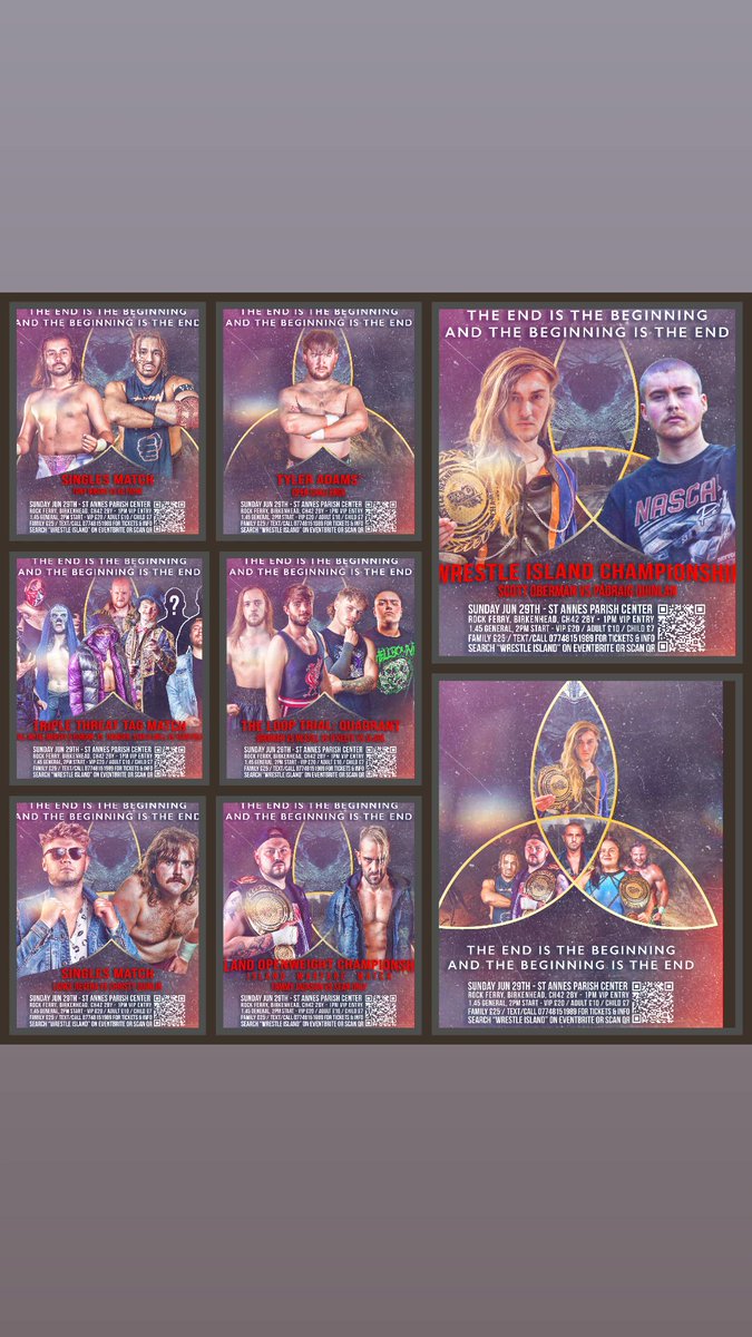 WRSTLEIsland's tweet image. TODAY!!!!!!!!!!!!! TICKETS CAN BE BOUGHT ON THE DOOR 🔥
Adults £10 / Kids £7 / Family of four £25 and carers come free 🔥
It's at St. Anne's Parish Centre & Venue Hire which has parking on site and is minutes away from Rock ferry train station 🚉