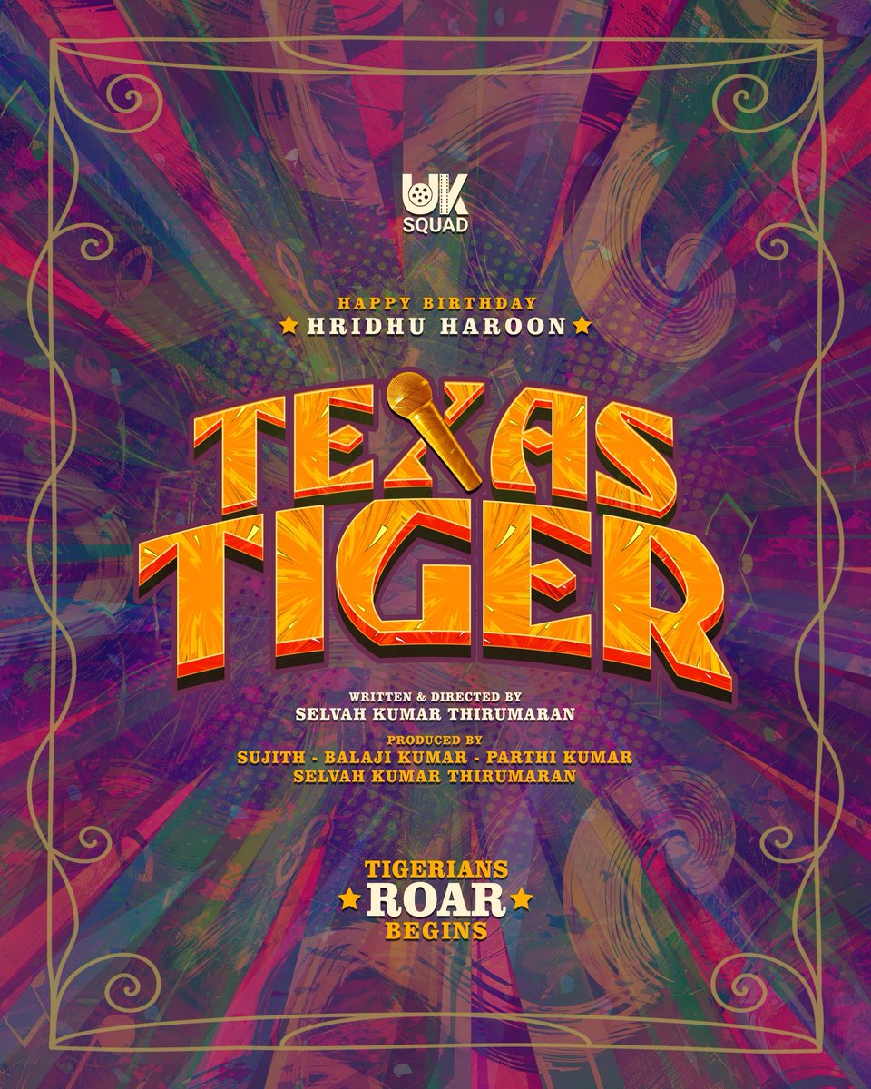 HRIDHU HAROON TO STAR IN TAMIL FILM 'TEXAS TIGER' – TITLE ANNOUNCEMENT VIDEO UNVEILED... #Cannes-winning film #AllWeImagineAsLight actor #HridhuHaroon leads the cast of #Tamil film #TexasTiger.

The title was officially announced on the occasion of the actor's birthday.

🔗: