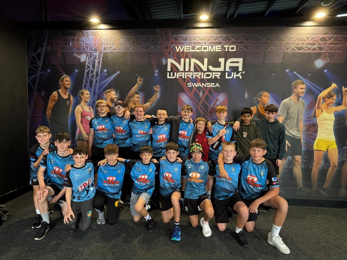 Thanks to <a href="/ninjawarrioruk/">Ninja Warrior UK</a> Swansea for hosting our U15s this weekend 

Boys are back rugby training on Wednesday 6pm for old and new players who want to join

#glasadu 🔵⚫️