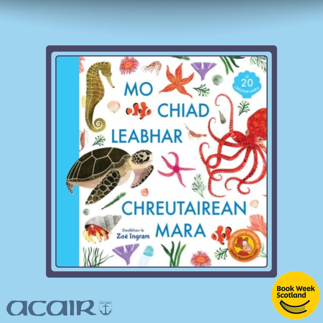 AcairBooks's tweet image. Ionnsaich mar a dh’aithnicheas tu fichead de na creutairean mara as cumanta agus leugh mu na h-àitichean-còmhnaidh aca, na rudan as toigh leotha a bhith ag ithe agus tòrr rudan iongantach a bharrachd.
📘 acairbooks.com/books/mo-chiad…
#Acair #leabhar #leughadh #leughcòmhla #Gàidhlig