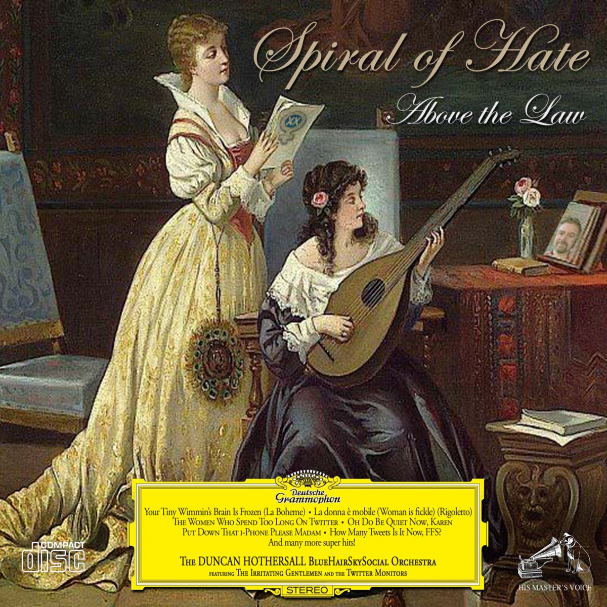 "Why do the women so furiously rage together?" 

~ Purcell, H.  Z 65, Verse Anthem, (c. 1682–85)  

🎼🪈🎻