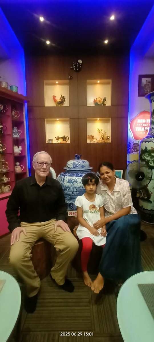 LaGravitea #DeafCafe π«π΄ (@lagravitea) on Twitter photo Prof. Richard Sibbernsen, visiting faculty at <a href="/XLRIJamshedpur/">XLRI Jamshedpur</a>, from USA had come to La Gravitea on June 29, 2025.
We offer wide range of #Tea #Tisane from around the world catering to every taste buds with authentic ingredients.
#TeaPotCollector
#TeaConnoisseur
#TeaPotMuseum Prof. Richard Sibbernsen, visiting faculty at <a href="/XLRIJamshedpur/">XLRI Jamshedpur</a>, from USA had come to La Gravitea on June 29, 2025.
We offer wide range of #Tea #Tisane from around the world catering to every taste buds with authentic ingredients.
#TeaPotCollector
#TeaConnoisseur
#TeaPotMuseum