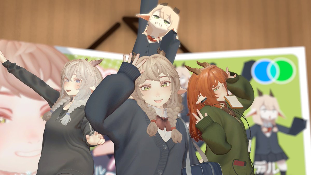polygon_loading's tweet image. 味噌月あやべ様の新作「リリーミヤ」ちゃんを展示させていただきました‼️
とてもかわいいドラゴンの女学生🥰
髪やカラーのバリエーションが豊富でサンプル試着もできます🙌
#PolygonLoading #ポリロー