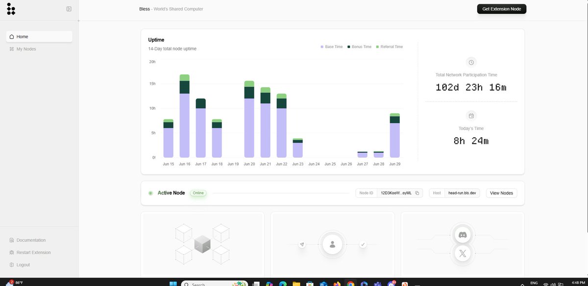 <a href="/theblessnetwork/">Bless</a> <a href="/KaitoAI/">Kaito AI 🌊</a> 
Bless Network is a decentralized edge computing network aiming to create a shared computer by leveraging everyday devices to power AI projects and high-demand computing tasks, thereby decentralizing internet infrastructure away from large corporations