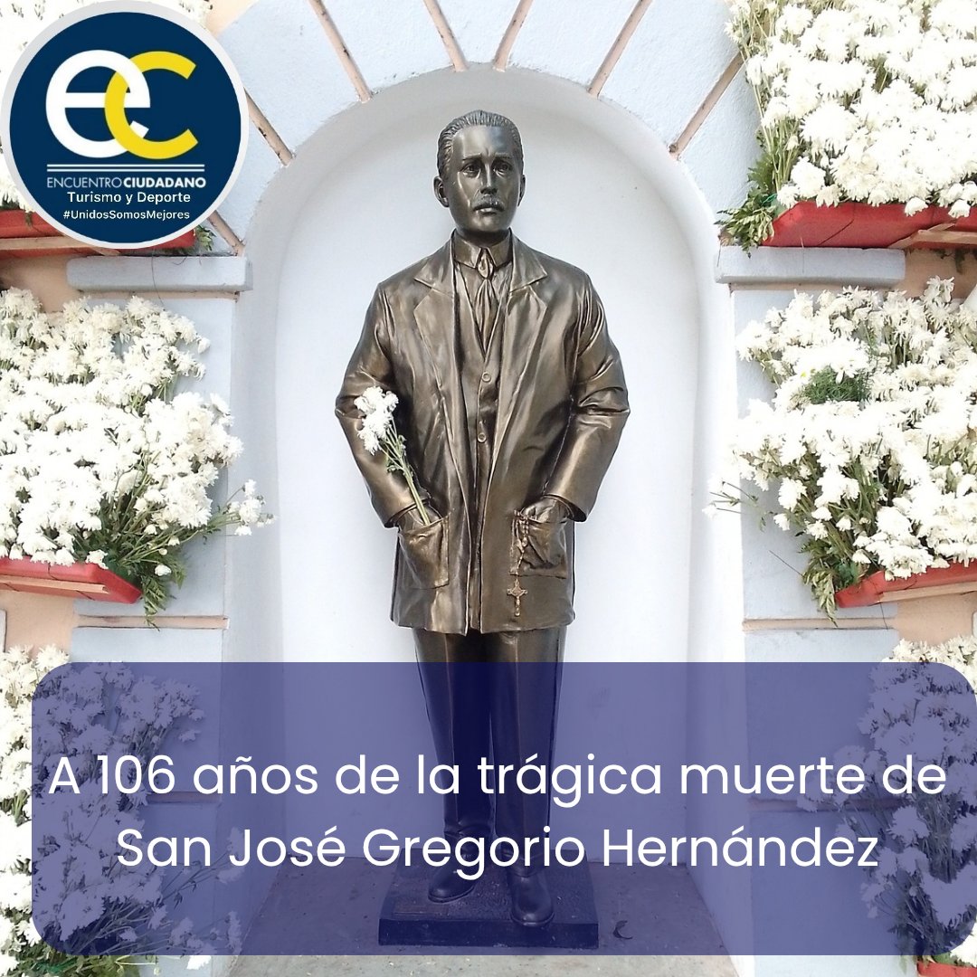 El domingo 29 de junio de 1.919 cumplía 31 años de haber egresado de la UCV, él ofreció a Dios su vida por la paz y el cese de la 1era Guerra Mundial, lo cual se pacto el día anterior. Ese día, poco antes de las 2 de la tarde, tuvo aquella trágica cita con el destino.