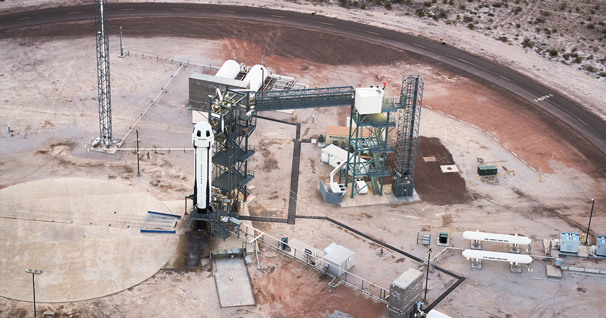 New Shepard is on the pad. The NS-33 launch window opens at 8:30 AM CDT / 13:30 UTC. Live webcast will begin here 30 minutes before liftoff.