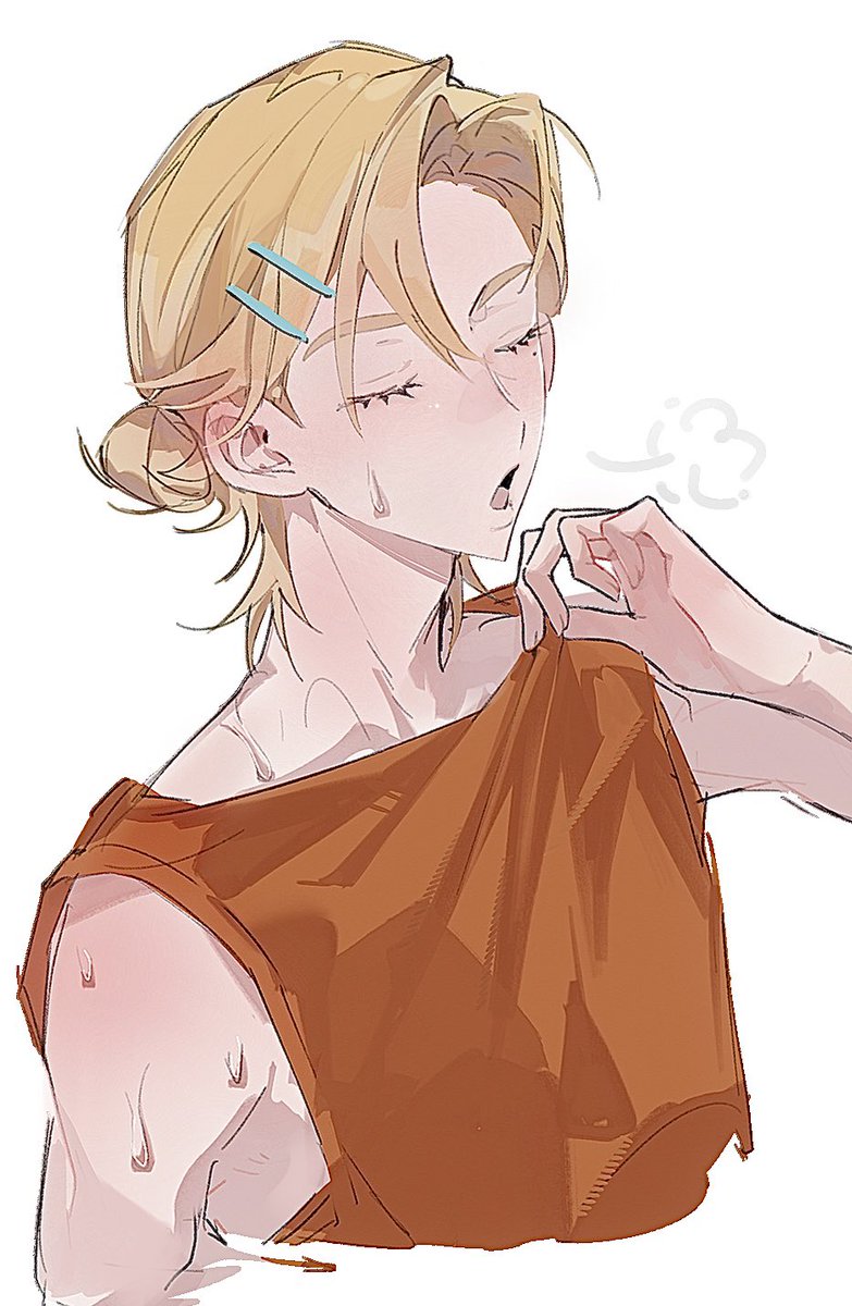 powpowmod's tweet image. 夏天，运动，热💦