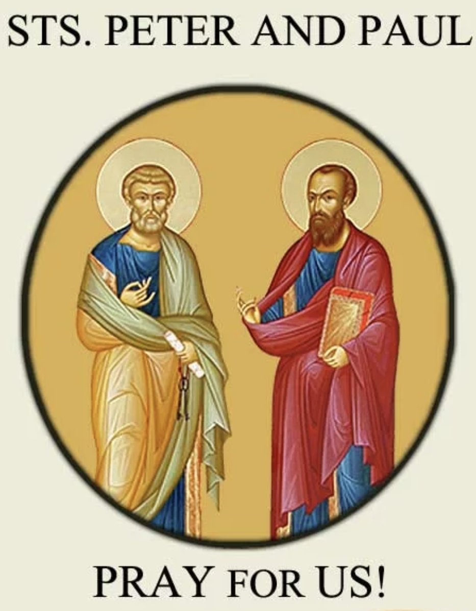 srgchs's tweet image. #stspeterandpaul
Gospel: Matthew 16: 13-19
Peter proclaims Jesus as the Son of the Living God. For this, he is given the keys of the Kingdom #LearningtogetherinChrist 💙🙏
