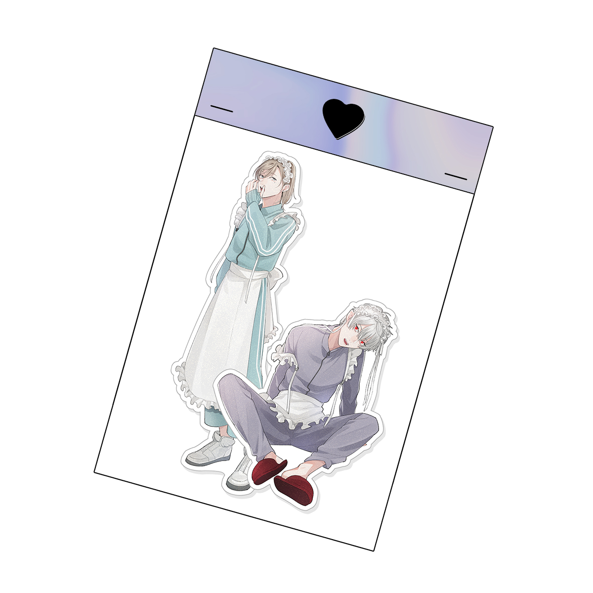 叶(にじさんじ) ,葛葉(にじさんじゲーマーズ) 「#にじそうさく10 にて頒布いたしました、 アクスタ、ステッカーセットの通販開始」|アメダのイラスト