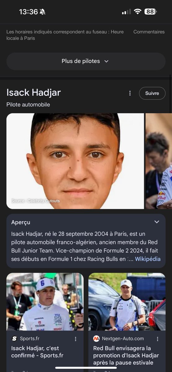 Anodim13's tweet image. Mon dieu @Isack_Hadjar pourquoi la première image qui pop sur Google c’est ça