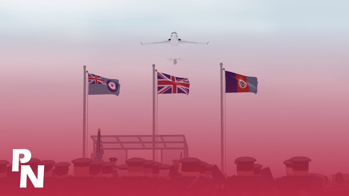 Yesterday, the RAF participated in the King's birthday celebrations. This involved Trouping the Colour and a birthday flyover to finish off the event.