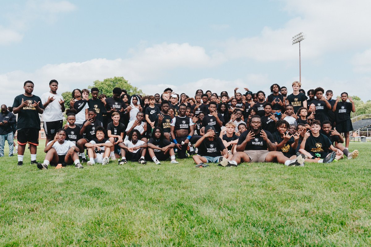 STABLE ACADEMY (@__coachchris__) on Twitter photo 100 kids showed up for <a href="/stableacademy/">Stable Academy</a> youth camp. Thank you to all the coaches who made it up! Thank you to my trainers! Without yall it wouldn’t have ran this smooth!
Again… “The Voice”.
Self funded, promoted, directed, and team execution! 100 kids showed up for <a href="/stableacademy/">Stable Academy</a> youth camp. Thank you to all the coaches who made it up! Thank you to my trainers! Without yall it wouldn’t have ran this smooth!
Again… “The Voice”.
Self funded, promoted, directed, and team execution!