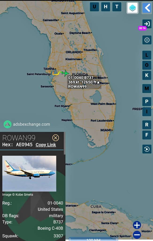 sipjack1776's tweet image. C-40B
#AE0945
01-0040/ROWAN99
Out of MacDill AFB 
@Borrowed7Time