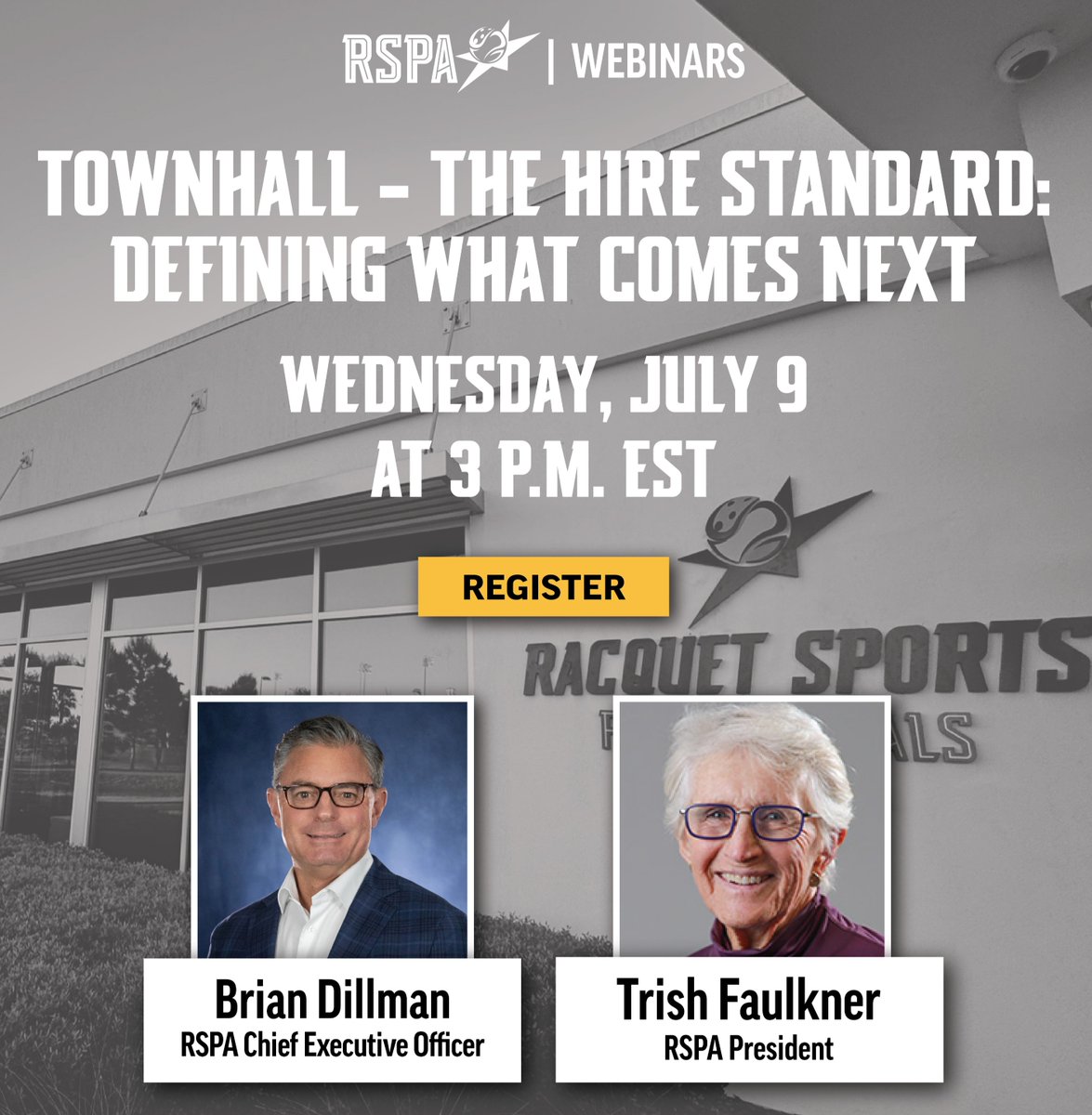 🚨 Member Alert! 🚨
A live town hall with CEO Brian Dillman and President of RSPA Trish Faulkner is taking place on Wednesday, July 9, at 3 p.m. EST. ✨

Register now! bit.ly/45L3wH5