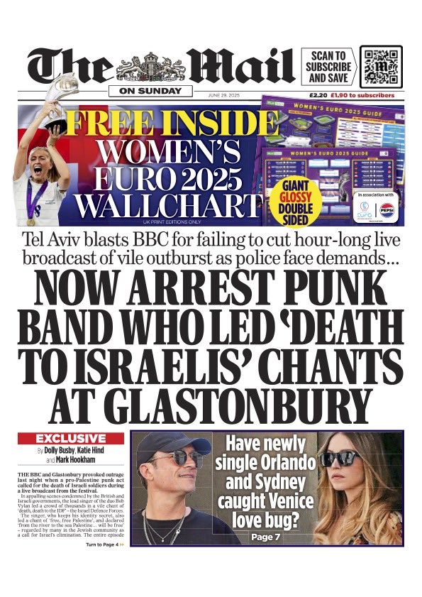 This was never said but here it is in quotes on the front page of a national newspaper. It’s a calculated lie and it’s libellous.