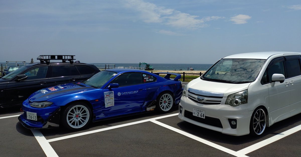 初めましてのP-TUNEの方達、いつものドリフト仲間のフォロワーさん達もたくさんいて、ギャラリーで始めての参戦でしたがおしゃべりめっちゃ楽しめました😆
ありがとうございました✨
僕の14もエンジン直ったら次回は参加したいと思います！笑
#愛知シルビア交流会